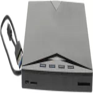 LALAFINA 7-in-1 Type-C USB 3.0 외장 DVD 드라이브 CD 버너 노트북 및 데스크톱용 휴대용 다기능 플레이어