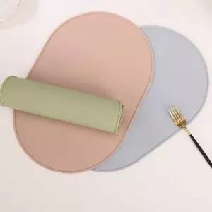 테이블 홈파티 식탁매트 실리콘 집들이 타원형