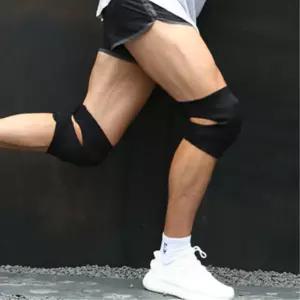 두꺼운 쿠션 찍찍이 무릎보호대 인라인 기능성 달리기