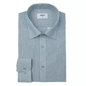 갤러리아 (레노마셔츠)26년 린넨 혼방 핀 스트라이프 슬림핏 긴소매셔츠RQSSL