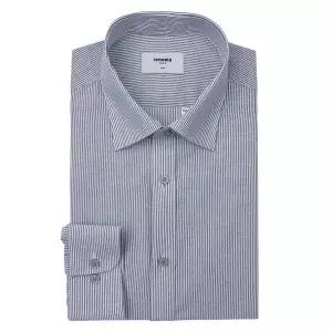 갤러리아 (레노마셔츠)26년 린넨 혼방 스트라이프 슬림핏 긴소매셔츠2종택1R