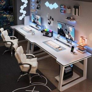 2인용 컴퓨터책상 데스크탑 커플책상 화이트 메인 2인용200cm 데스크 게이밍