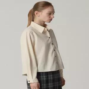 [오조크][패플단독] [오조크(OZOC)] 베이직 코듀로이 크롭셔츠 (택가격 99000원)