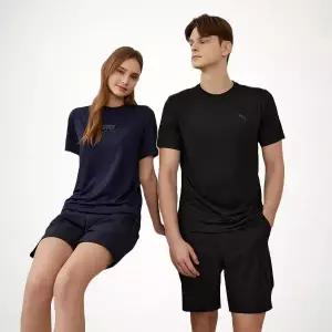 푸마 바디웨어남녀공용 레귤러핏 홈웨어 셋업 상하의 2종세트 1715592