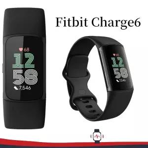 Fitbit Charge 6 스마트 피트니스 트래커, ECG, 심박수, SpO2, GPS, 수면 스트레스 모니터, 러닝 및 수영용