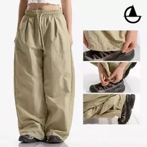 [그리니치]스냅 투웨이 와이드팬츠 파라슈트팬츠 쿨링트레이닝 l