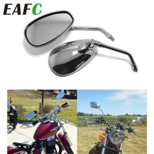 범용 10mm  백미러 바이크 오토바이 모토 크로스 스쿠터 전자 자전거 레이싱 사이드 후면보기 액세서리