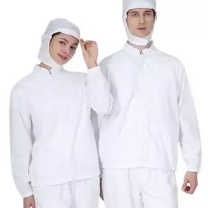 위생복 상의 식품 공장 쿨메쉬 조리 작업복 긴팔 자켓 먼지차단 크린룸 조리사