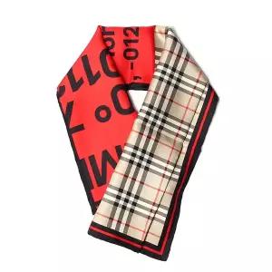 [버버리] DBL 그래픽 프린트 스퀘어 스카프 8037391