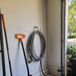 스테인리스 스틸 정원 호스 걸이 벽걸이형 물 홀더 헤비 듀티 훅 차고 정원 로프 보관용