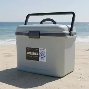 휴대용 낚시 캠핑 보냉백 쿨러 겸용 대형 아이스박스 28L
