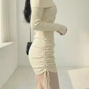 여자 파티룩 오프숄더 슬림 원피스