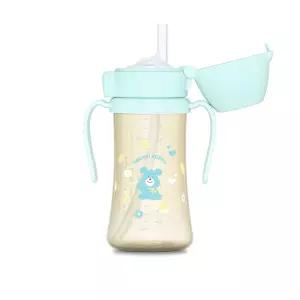 (정품) 그로미미 노티드 빨대컵 원터치 유아물병 PPSU 도우퍼피 300ml