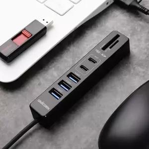 usb 허브 데이터 충전 데스크탑 usb 멀티 허브 노트북 확장 리더기 메모리 카드