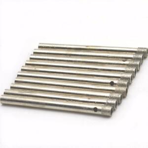 10개 764인치 3.5mm 다이아몬드 코팅 홀쏘 드릴 비트 초박형 림 보석 세공 도구 ILOVETOOL