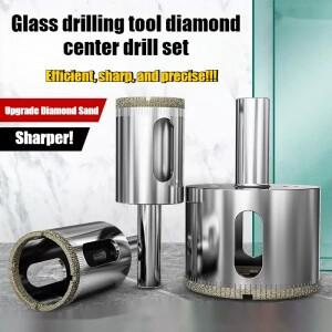 유리 드릴링 도구 다이아몬드 센터 세트 세라믹 타일 옥 특수 및 연마 비트