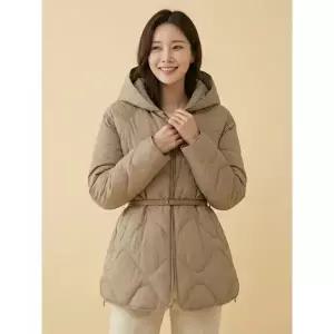 꼼빠니아퀼팅 벨트 덕다운 점퍼CW24IH9002084A