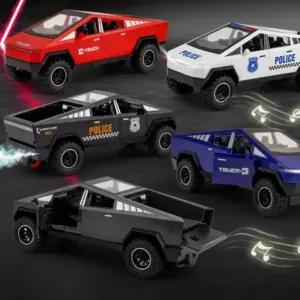 깜도리1 경찰 자동차 작동완구 폴리스 움직이는 장난감 사이버트럭