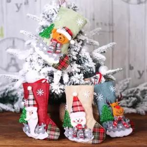 [OPK] 크리스마스 양말 주머니 트리 장식 인테리어 Xmas-S6