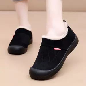 씨플  가을 겨울 편한 슬립온 방한운동화 여성 겨울 부츠