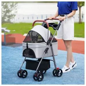 휴대용 반려동물 폴딩 유모차05