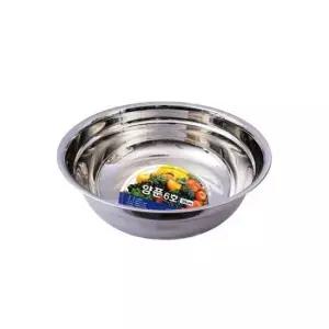 현이몰 스텐 양푼이 6호 36cm 대야 다라 W 스텐믹싱볼 스텐양념그릇 스텐다라이 대형믹싱볼 김장다라이