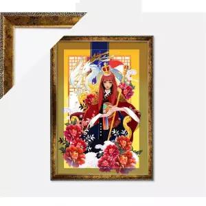 1000피스퍼즐 바나 작가 황후+슬림앤틱골드 액자세트