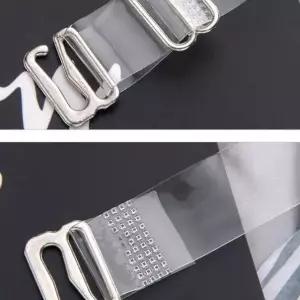 여성 언더웨어 소품 투명브라끈 1.2cm 어깨끈 패션 브래지어 교체용 끈