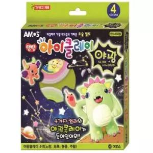 4본 18gx4p 야광 아모스 탱탱아이클레이