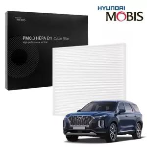 현대모비스 PM0.3 헤파 에어컨필터 팰리세이드 ZLj8+5xYM