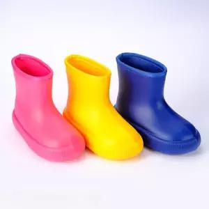 아동 장화 가벼운 미끄럼 어린이 아동 부츠 장마철 고무 신발 방수