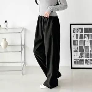 [하프클럽/셀러허브_여성트랜드패션]여자 데일리 무지 골덴 밴딩 와이드 팬