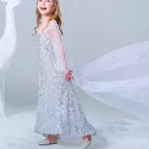 주니어 여아 원피스 글 은빛 공주드레스