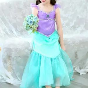주니어 여아 인어공주 원피스 민트 공주드레스