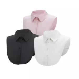 기본 목만 셔츠 레이어드 페이크카라 넥케이프 4컬러 넥케이프 이너카라 레이어드카라