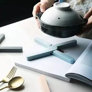 식탁냄비받침 접이식 실리콘 냄비받침