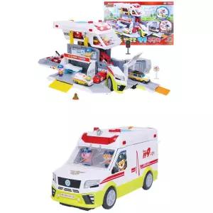 유아 뽀로로 접이식 주차타워 변신 대형 구급차 장난감 남아선물 아기 어린이