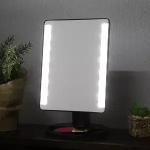 접는거울 LED 조명거울 탁상 공주거울 터치스탠드