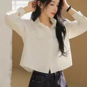 [시크폭스] 도브르 세미크롭 셔츠 자켓_61SH1560