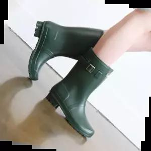 여성패션장화 장마철 레인 부츠 여자 미들 장화 낚시 횟집 작업