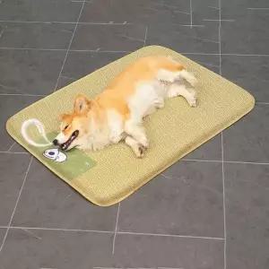 (타입 45x60cm)반려 동물 돗자리 쿨매트 방습 쿨방석 깔개 45x 60cm 애견 둣자리 강아지쿨