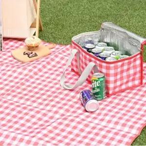 피크닉 아이스 쿨러백 방수매트 1인용 돗자리 핸들형 보냉백 소풍돗자리 보온보냉백 한강 캠핑 피크닉매트