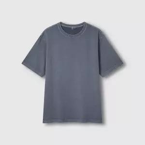 JAJU 26S/S 남 워싱 오버핏 반팔 티셔츠 J116201060