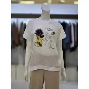 [트리아나]소고 세이브존07 소고 여성 면 혼방 프린트 반팔 티셔츠 AJ2TA32_P366715316