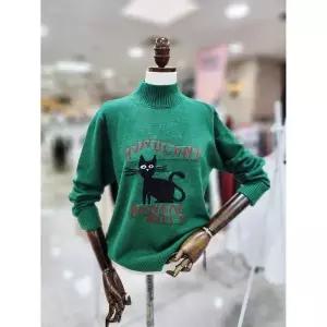 [스테파니] 세이브존08 고양이 박스 니트 4432_P377652406