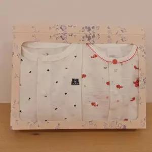 [밍크뮤](마산점)[26년SS출산선물] NY)밍크인견반팔내의&쁘띠니모인견반팔내의세트(36370-054-25*36370-...