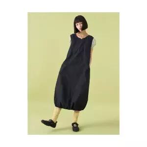 매장정품 에잇세컨즈 8SECONDS 볼륨 롱원피스 블랙 355571LY65 609688