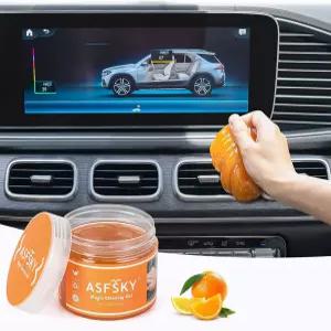 ASFSky 차량용 청소 젤 에어 통풍구 먼지 청소용 자동차 슬라임 디테일링 자동차용 퍼티 대시보드 컵 홀더