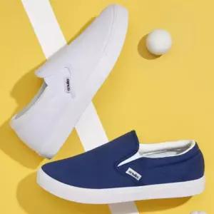 학교 실내화 병원 캔버스화 사무실용 학생 [S1S] 고등학교 면단화 V형 W형 중학교