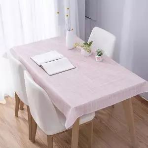 체크 방수 테이블보 PEVA 식탁보 180x137cm DD-11764